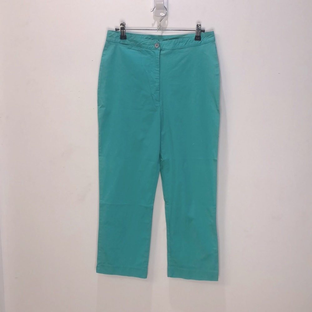 Lilly Pulitzer teal Capri pants, size 4